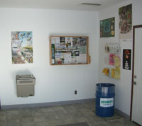 Angle view of exhibit
